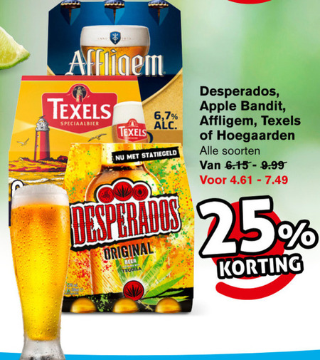 Texels   appelcider, speciaalbier folder aanbieding bij  Hoogvliet - details