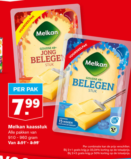 Melkan   kaas folder aanbieding bij  Hoogvliet - details