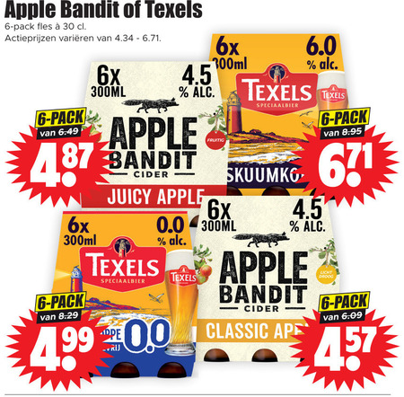 Apple bandit   appelcider, speciaalbier folder aanbieding bij  Dirk - details