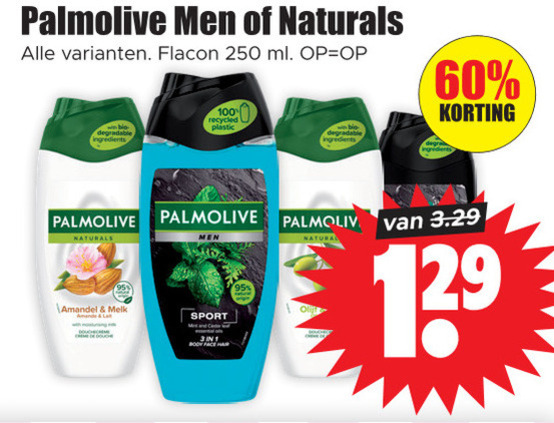 Palmolive   douchegel folder aanbieding bij  Dirk - details