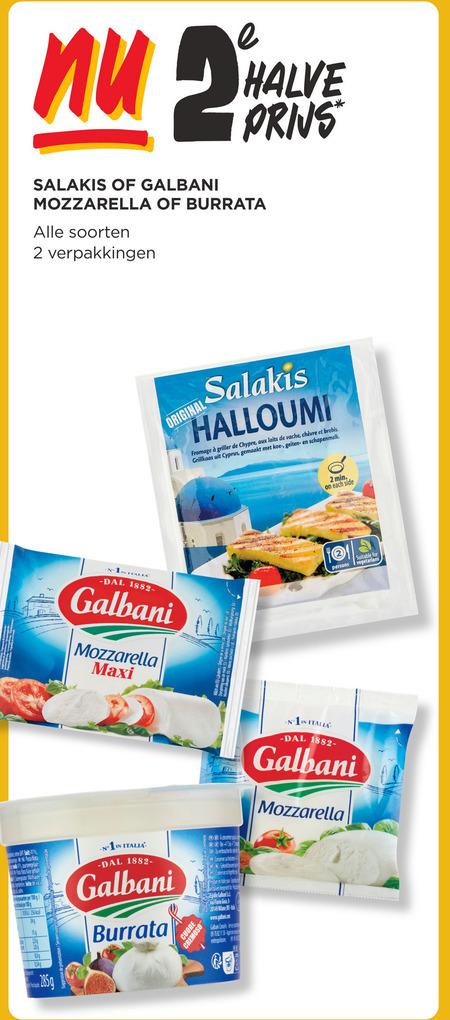 Galbani   mozzarella folder aanbieding bij  Jumbo - details