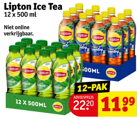 Lipton   ice tea folder aanbieding bij  Kruidvat - details