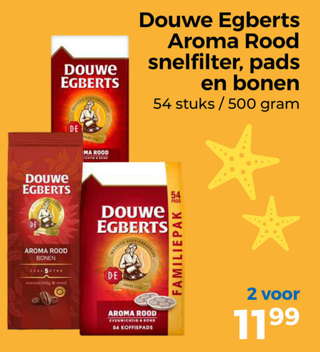 Douwe Egberts   koffiepad, koffie folder aanbieding bij  Trekpleister - details