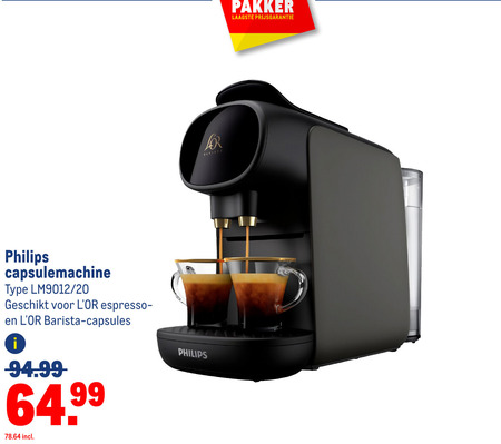 Philips   nespresso apparaat folder aanbieding bij  Makro - details