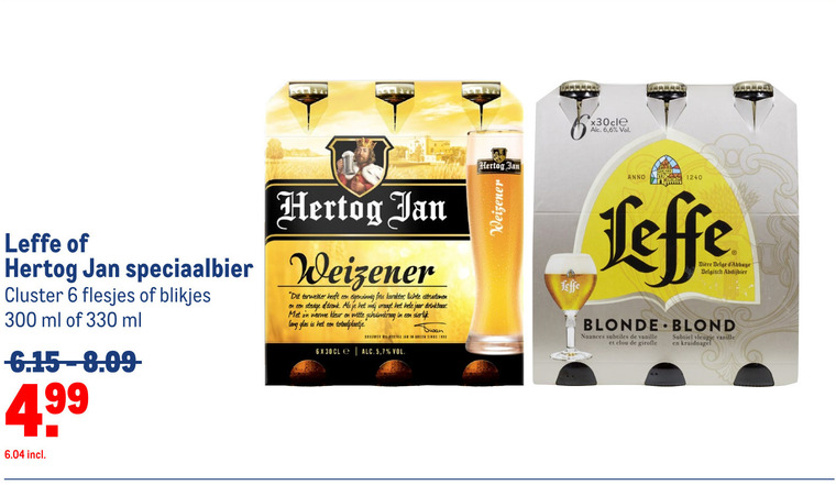 Hertog Jan   speciaalbier, blikje bier folder aanbieding bij  Makro - details