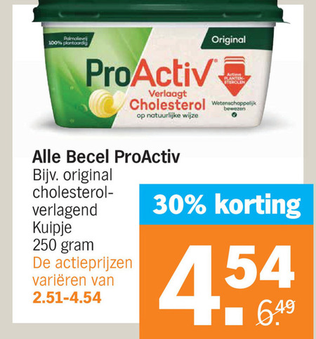 Becel   margarine folder aanbieding bij  Albert Heijn - details