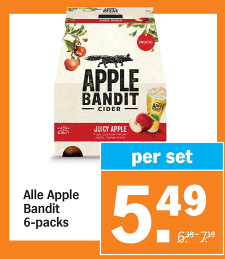 Apple bandit   appelcider folder aanbieding bij  Albert Heijn - details