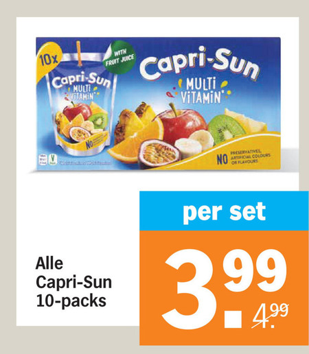 Capri-Sun   fruitdrank folder aanbieding bij  Albert Heijn - details