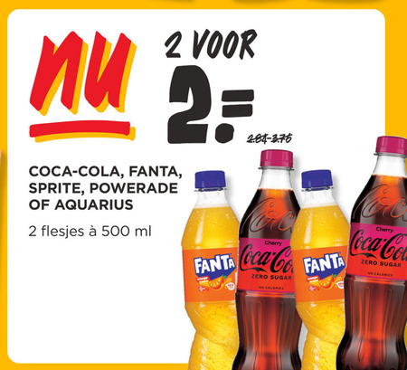 Fanta   frisdrank, cola folder aanbieding bij  Jumbo - details