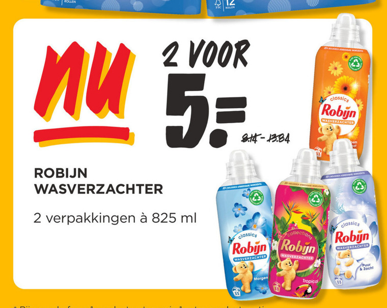 Robijn   wasverzachter folder aanbieding bij  Jumbo - details