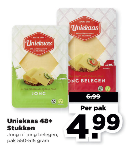 Uniekaas   kaas folder aanbieding bij  Plus - details