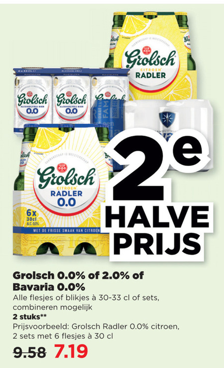 Bavaria   alcoholvrij bier, radler bier folder aanbieding bij  Plus - details