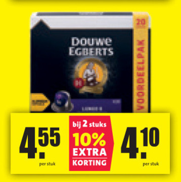 Douwe Egberts   koffiecups folder aanbieding bij  Nettorama - details