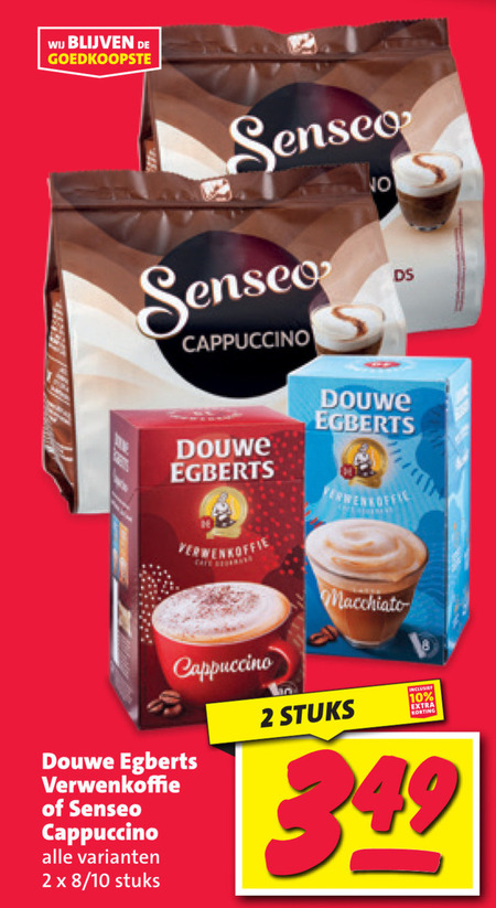 Douwe Egberts Senseo   oploskoffie, koffiepad folder aanbieding bij  Nettorama - details