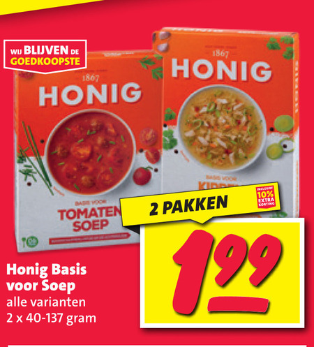 Honig   soep folder aanbieding bij  Nettorama - details