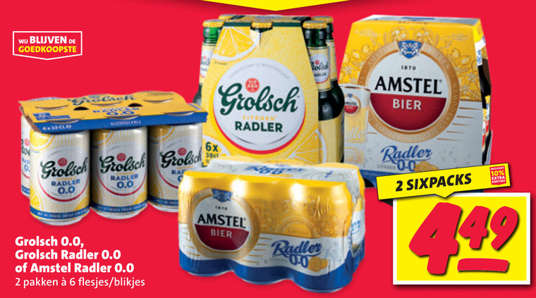 Grolsch   radler bier folder aanbieding bij  Nettorama - details