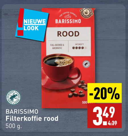 Barissimo   koffie folder aanbieding bij  Aldi - details