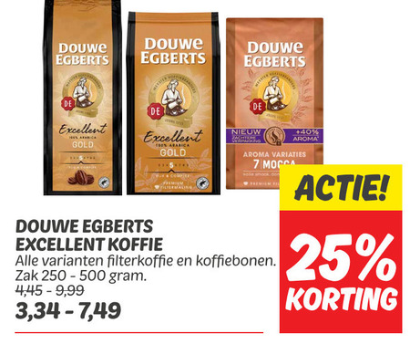 Douwe Egberts   koffiebonen, koffie folder aanbieding bij  Dekamarkt - details