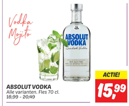 Absolut   wodka folder aanbieding bij  Dekamarkt - details