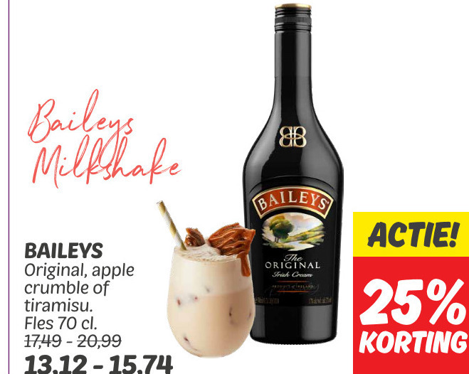 Baileys   likeur folder aanbieding bij  Dekamarkt - details