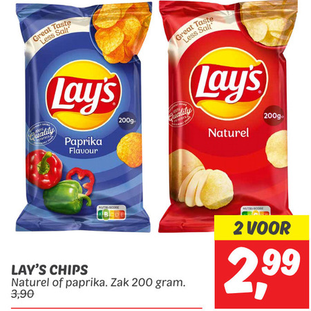 Lays   chips folder aanbieding bij  Dekamarkt - details