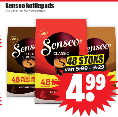 Douwe Egberts Senseo   koffiepad folder aanbieding bij  Dirk - details