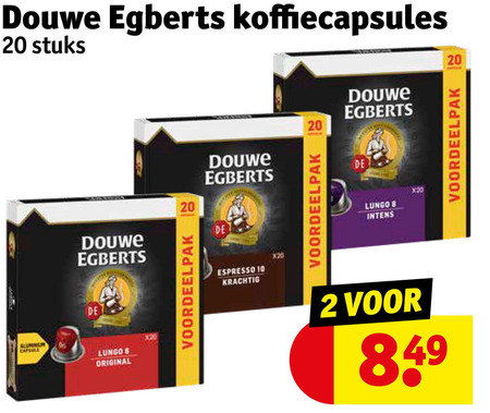 Douwe Egberts   koffiecups folder aanbieding bij  Kruidvat - details