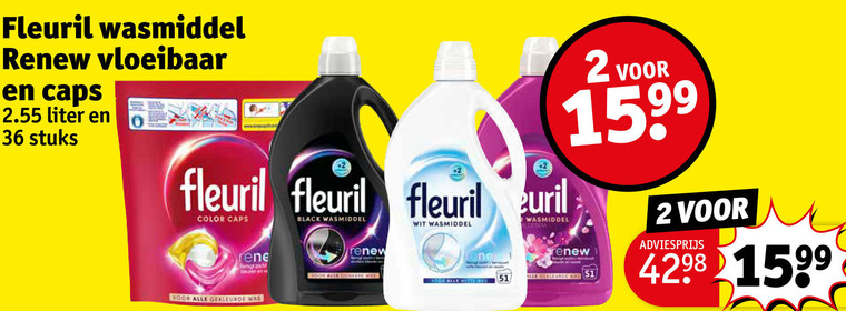 Fleuril   wasmiddel folder aanbieding bij  Kruidvat - details