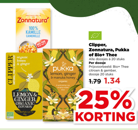 Pukka   thee folder aanbieding bij  Plus Vandaag - details