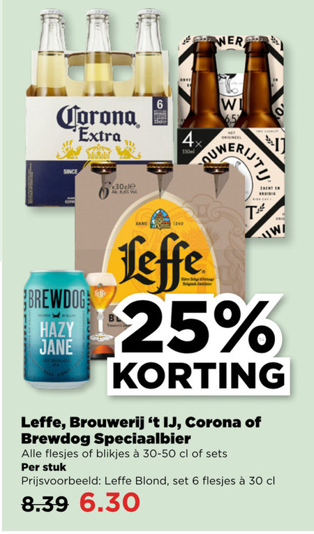 Brouwerij t IJ   blikje bier, speciaalbier folder aanbieding bij  Plus Vandaag - details