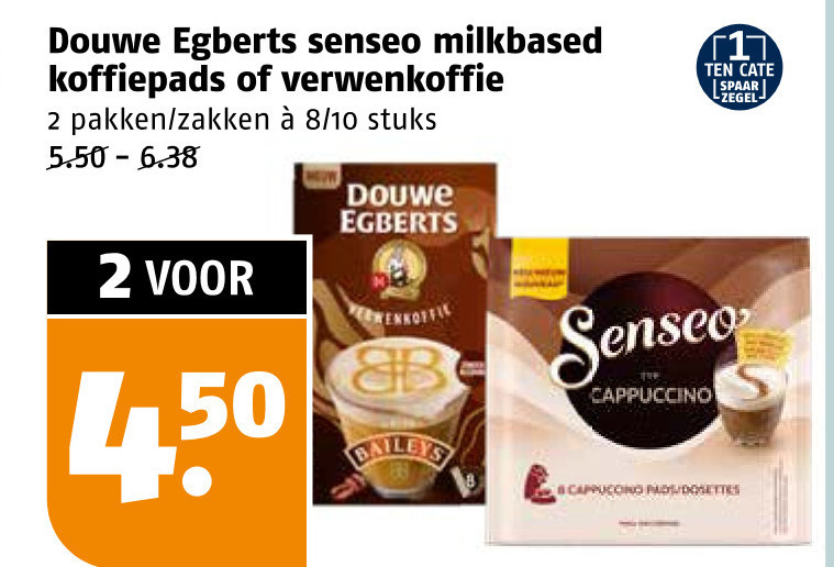 Douwe Egberts Senseo   oploskoffie, koffiepad folder aanbieding bij  Poiesz - details