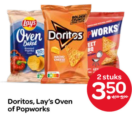 Lays   chips folder aanbieding bij  Spar - details