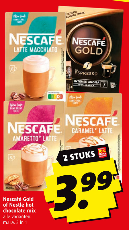 Nescafe   oploskoffie folder aanbieding bij  Boni - details