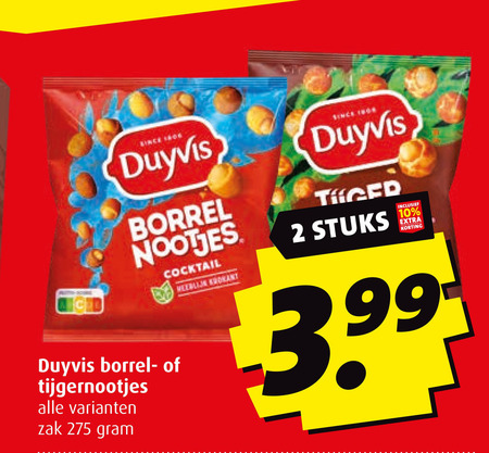 Duyvis   borrelnootjes folder aanbieding bij  Boni - details