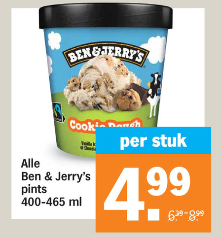 Ben and Jerrys   ijsspecialiteit folder aanbieding bij  Albert Heijn - details