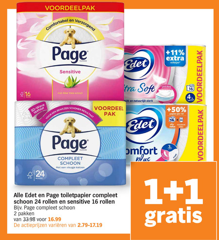 Page   toiletpapier folder aanbieding bij  Albert Heijn - details