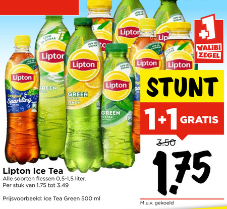 Lipton   ice tea folder aanbieding bij  Vomar - details