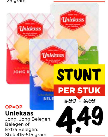 Uniekaas   kaas folder aanbieding bij  Vomar - details