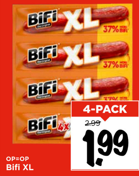 Bifi   bierworstjes folder aanbieding bij  Vomar - details