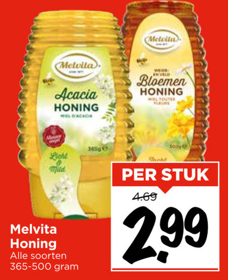 Melvita   honing folder aanbieding bij  Vomar - details