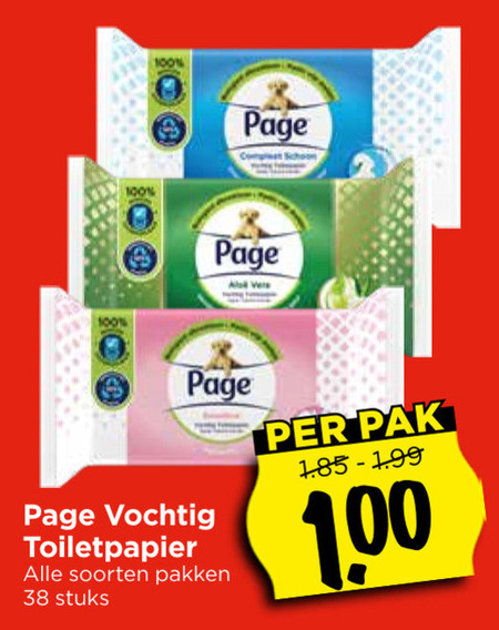 Page   vochtig toiletpapier folder aanbieding bij  Vomar - details