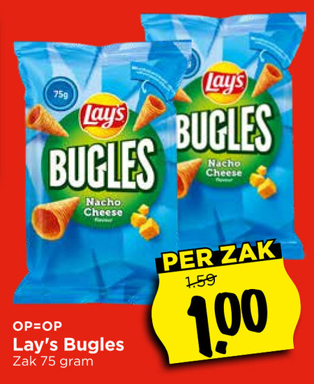 Lays   zoutje folder aanbieding bij  Vomar - details