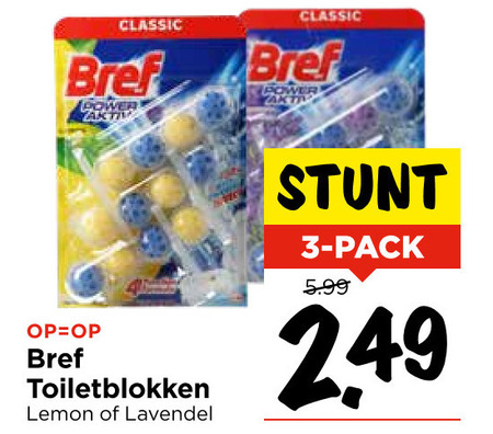 Bref   toiletblok folder aanbieding bij  Vomar - details