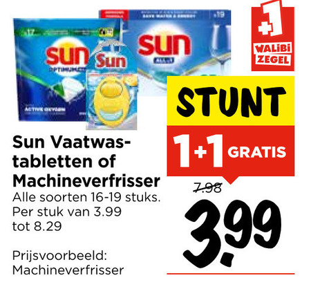 Sun   vaatwasmiddel folder aanbieding bij  Vomar - details