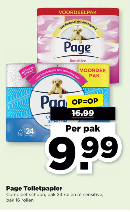 Page   toiletpapier folder aanbieding bij  Plus - details