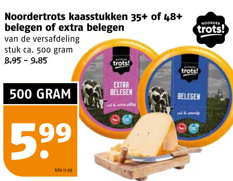 Noordertrots   kaas folder aanbieding bij  Poiesz - details