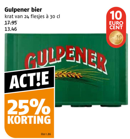 Gulpener   krat bier folder aanbieding bij  Poiesz - details