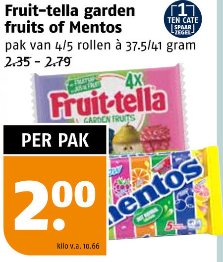 Mentos   snoep folder aanbieding bij  Poiesz - details