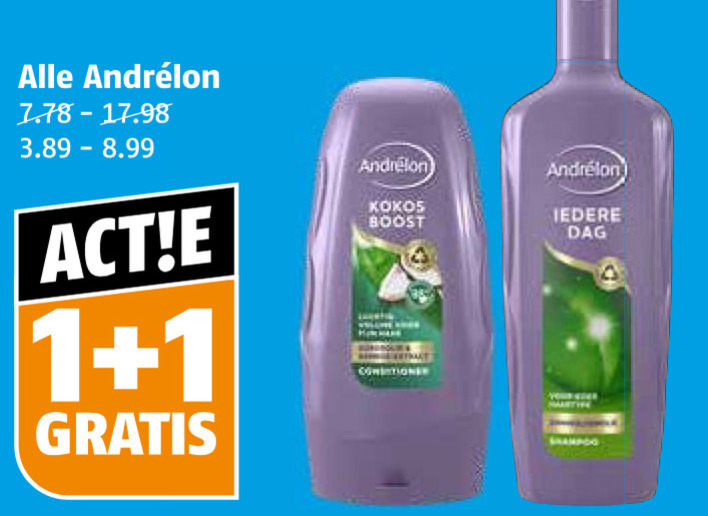 Andrelon   shampoo folder aanbieding bij  Poiesz - details