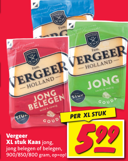 Vergeer   kaas folder aanbieding bij  Nettorama - details